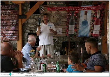 M.É.Z. zenekar és Sápi borkostoló estje
