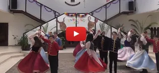 Végzős diákok palotás tánca borítóképe