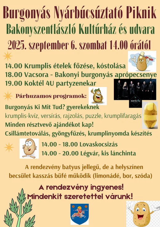 'Burgonyás Nyárbúcsúztató Piknik' cikk borítóképe